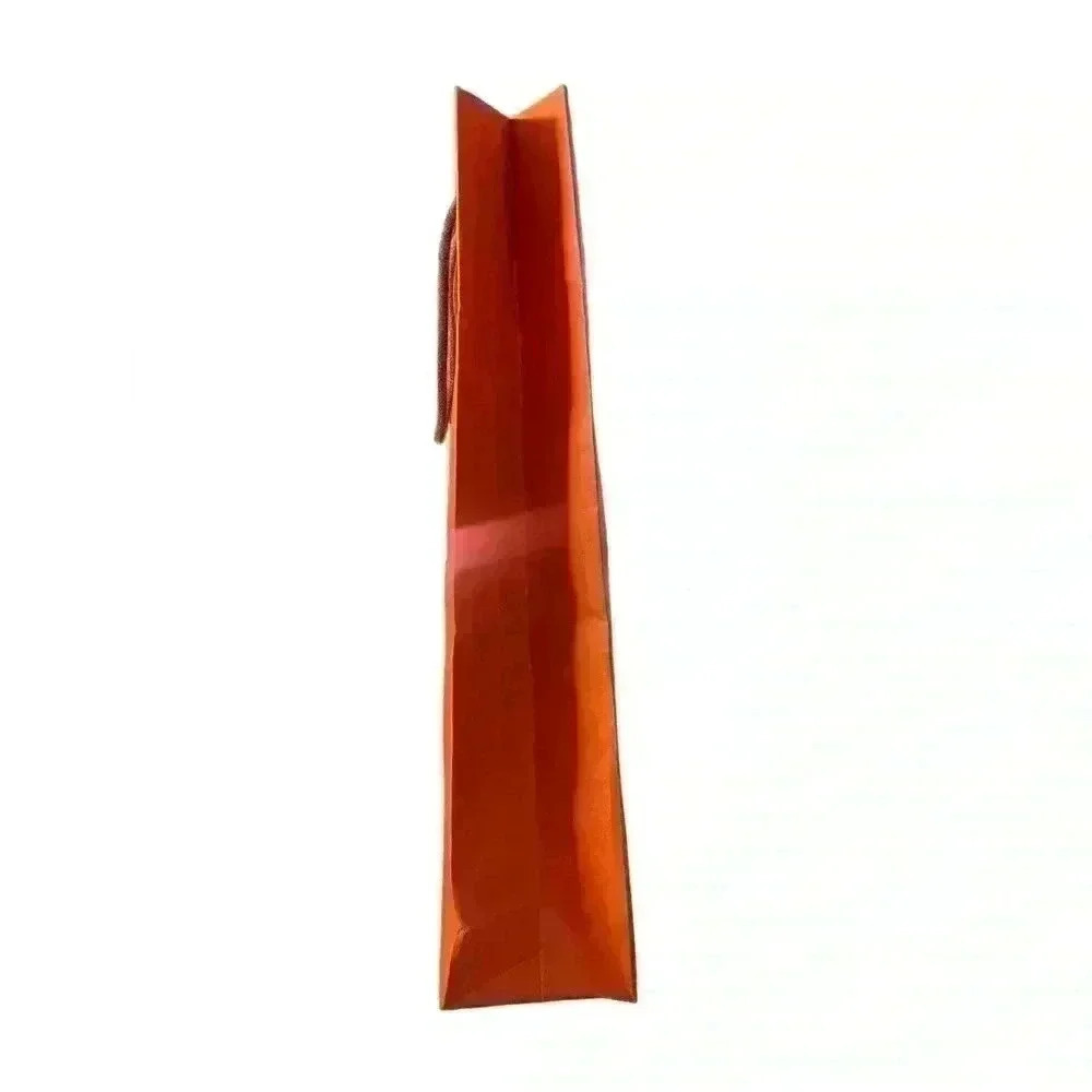 Hermes Reusable Paper Shopping Bag Orange see pictures for dimensions. Used - Picture 3 of 9